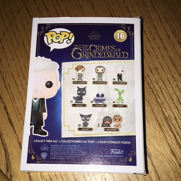 New IOB POP #16 Gellert Grindelwald Vinyl Figurine - Picture 4 of 7